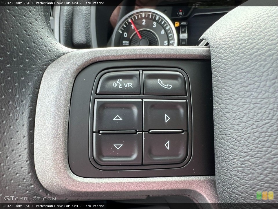 Black Interior Steering Wheel for the 2022 Ram 2500 Tradesman Crew Cab 4x4 #144157510