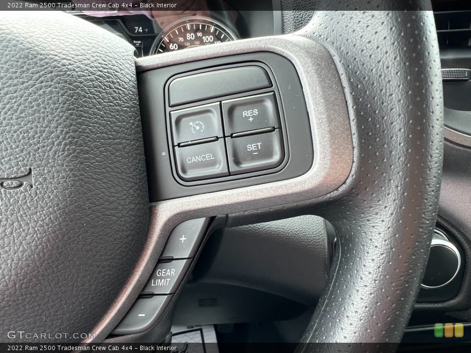 Black Interior Steering Wheel for the 2022 Ram 2500 Tradesman Crew Cab 4x4 #144157519