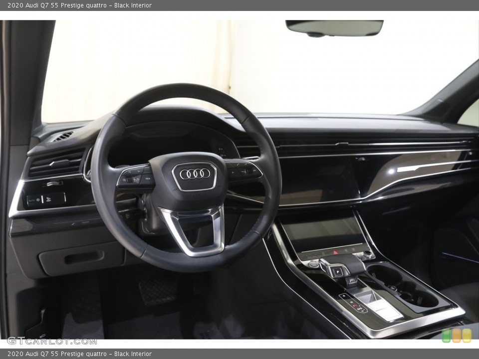 Black Interior Dashboard for the 2020 Audi Q7 55 Prestige quattro #144158610