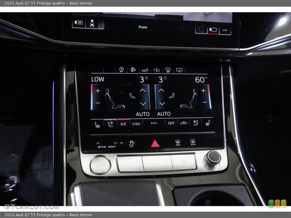 Black Interior Controls for the 2020 Audi Q7 55 Prestige quattro #144158769