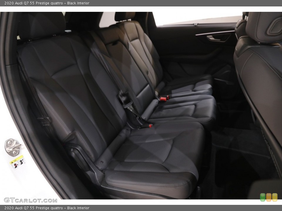 Black Interior Rear Seat for the 2020 Audi Q7 55 Prestige quattro #144158835