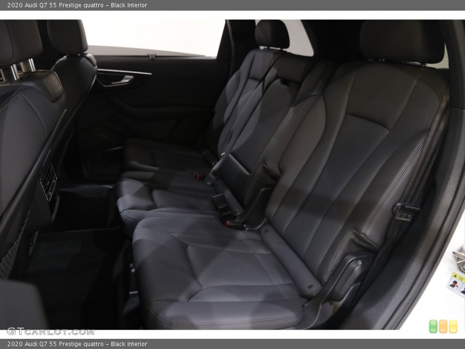 Black Interior Rear Seat for the 2020 Audi Q7 55 Prestige quattro #144158856