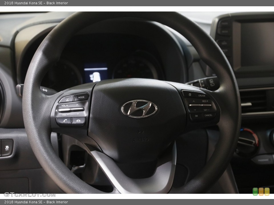 Black Interior Steering Wheel for the 2018 Hyundai Kona SE #144159171