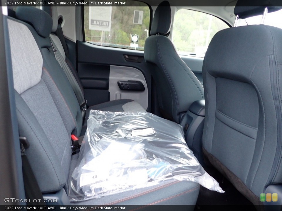 Black Onyx/Medium Dark Slate Interior Rear Seat for the 2022 Ford Maverick XLT AWD #144159183