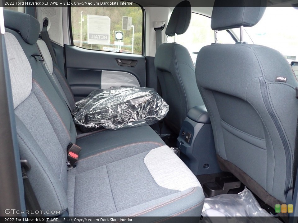 Black Onyx/Medium Dark Slate Interior Rear Seat for the 2022 Ford Maverick XLT AWD #144159633