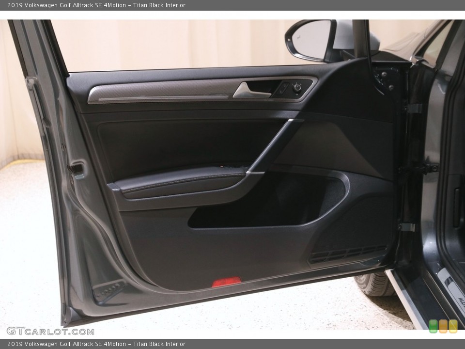 Titan Black Interior Door Panel for the 2019 Volkswagen Golf Alltrack SE 4Motion #144160407