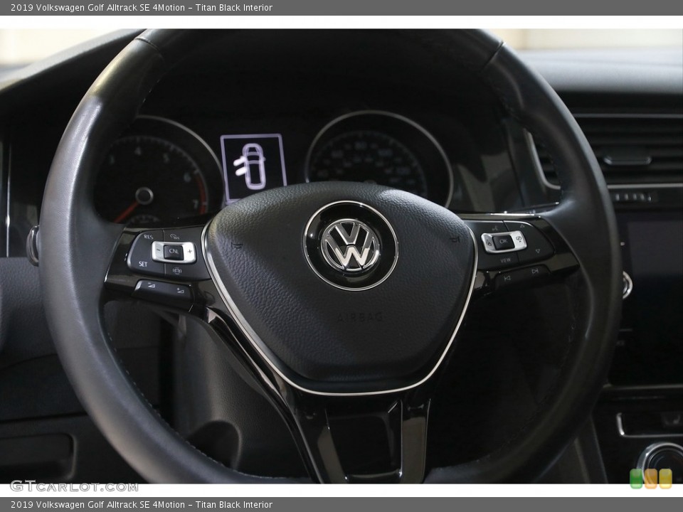 Titan Black Interior Steering Wheel for the 2019 Volkswagen Golf Alltrack SE 4Motion #144160470