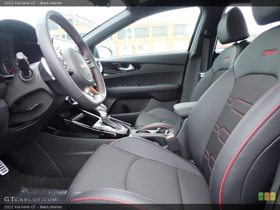 Black Interior Front Seat for the 2022 Kia Forte GT #144160743