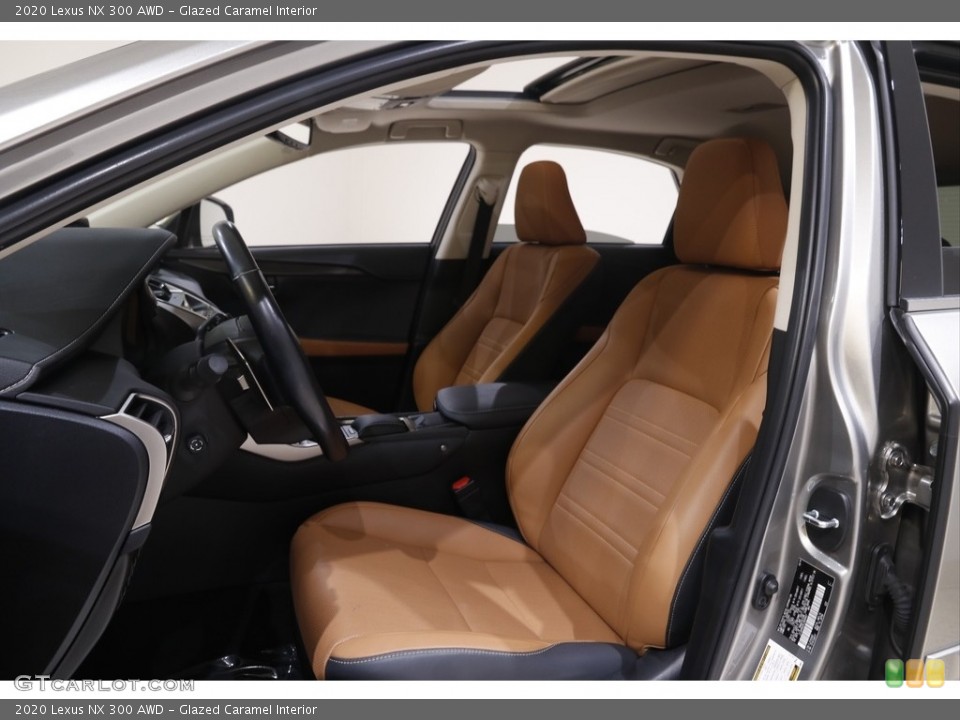 Glazed Caramel Interior Front Seat for the 2020 Lexus NX 300 AWD #144161346