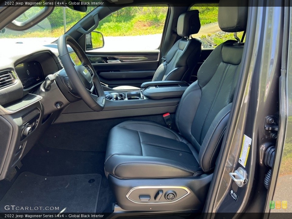 Global Black Interior Front Seat for the 2022 Jeep Wagoneer Series I 4x4 #144162859