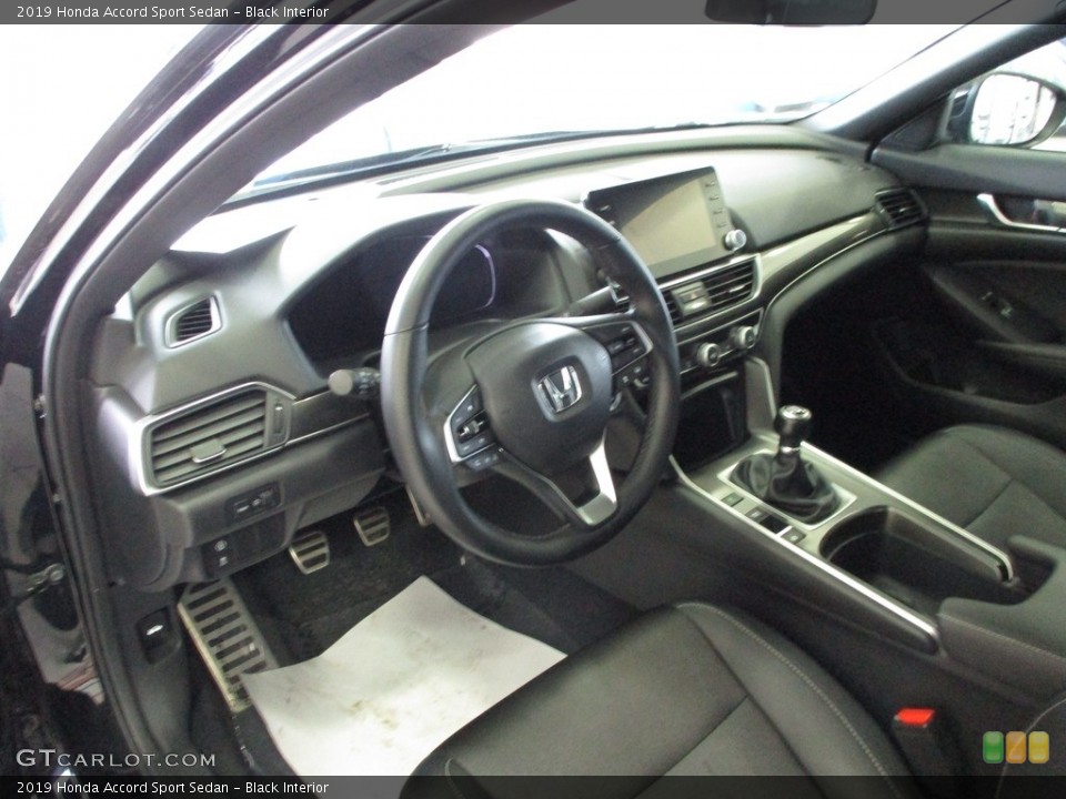 Black Interior Prime Interior for the 2019 Honda Accord Sport Sedan #144162862