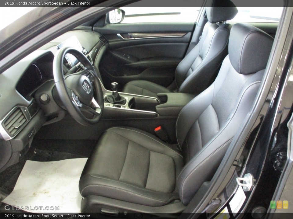 Black Interior Front Seat for the 2019 Honda Accord Sport Sedan #144162886