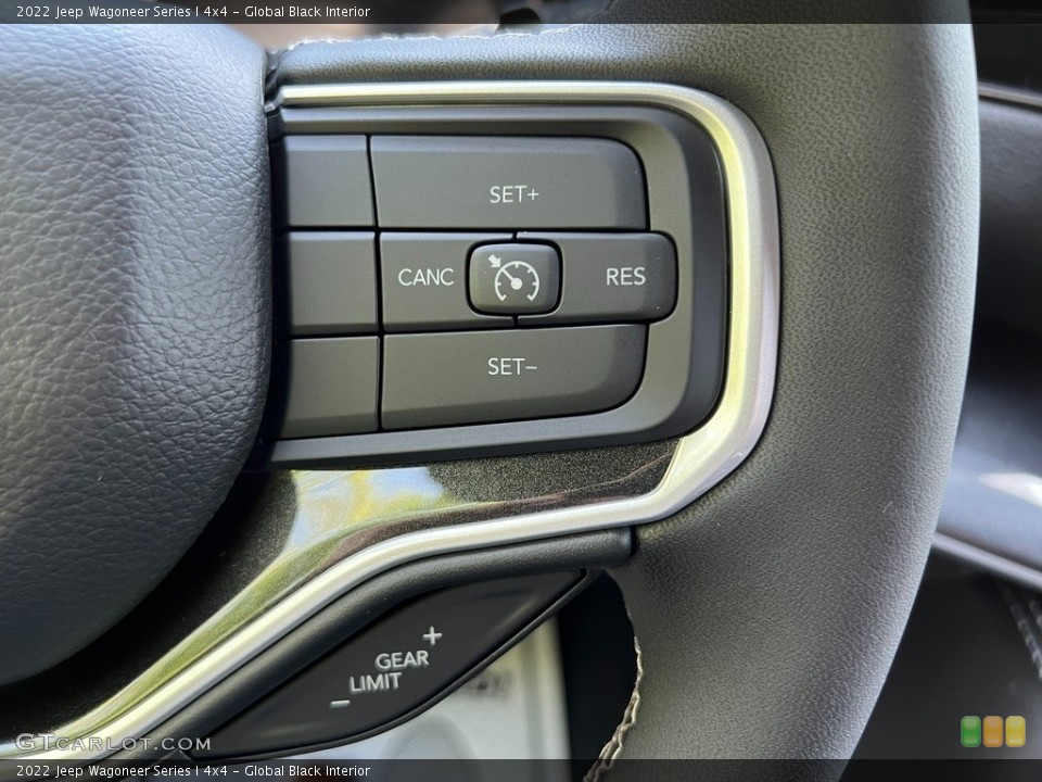 Global Black Interior Steering Wheel for the 2022 Jeep Wagoneer Series I 4x4 #144163198