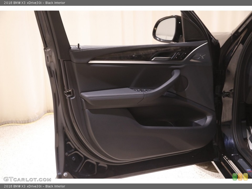 Black Interior Door Panel for the 2018 BMW X3 xDrive30i #144164629