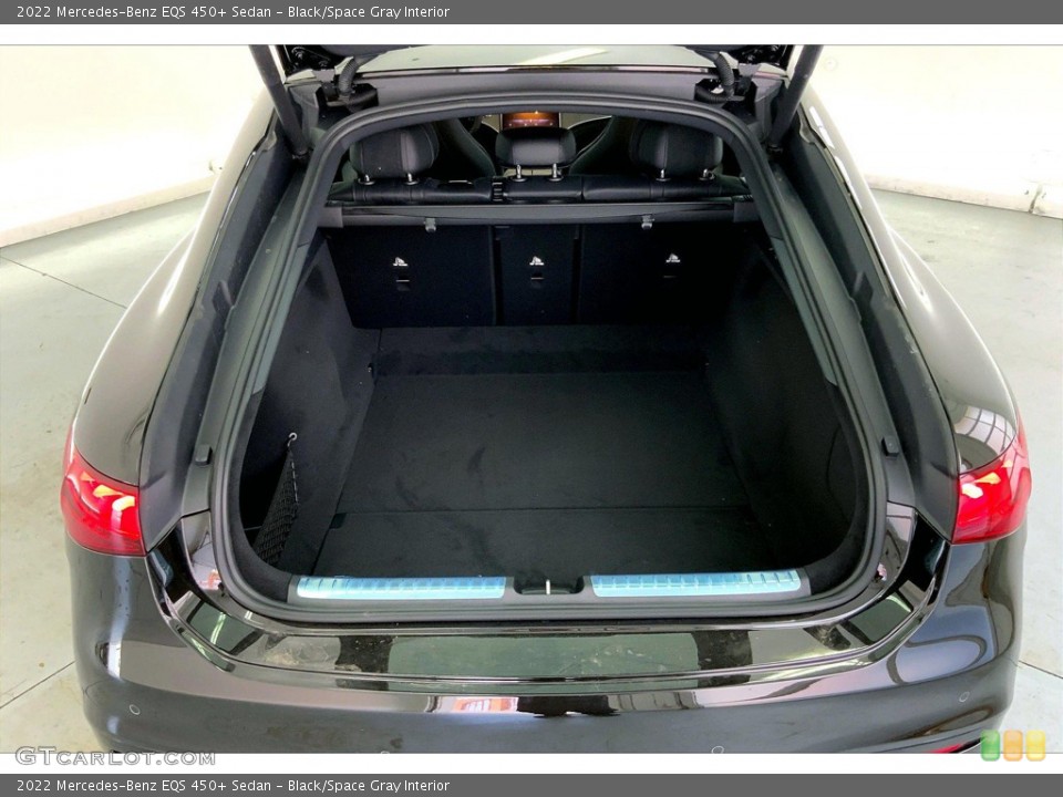 Black/Space Gray Interior Trunk for the 2022 Mercedes-Benz EQS 450+ Sedan #144166429