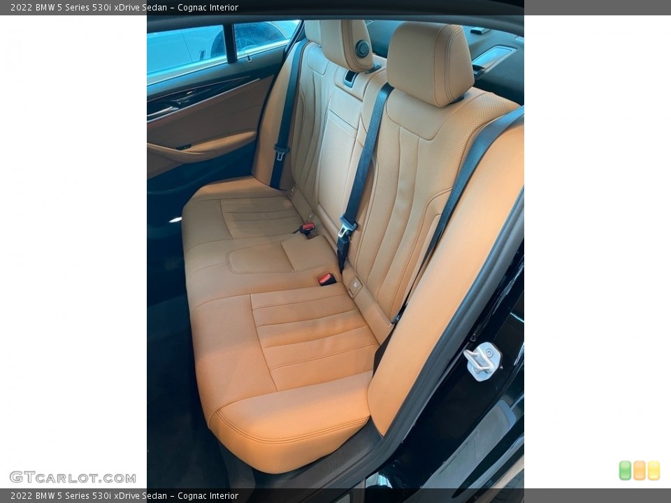 Cognac Interior Rear Seat for the 2022 BMW 5 Series 530i xDrive Sedan #144167863