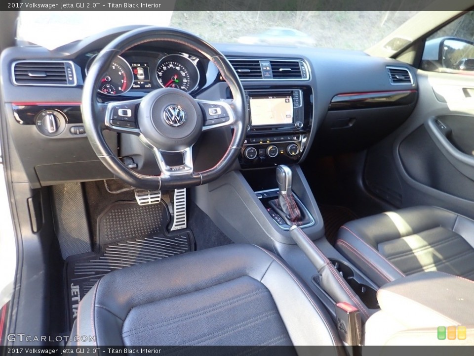 Titan Black 2017 Volkswagen Jetta Interiors