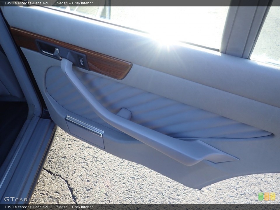 Gray Interior Door Panel for the 1990 Mercedes-Benz 420 SEL Sedan #144170986