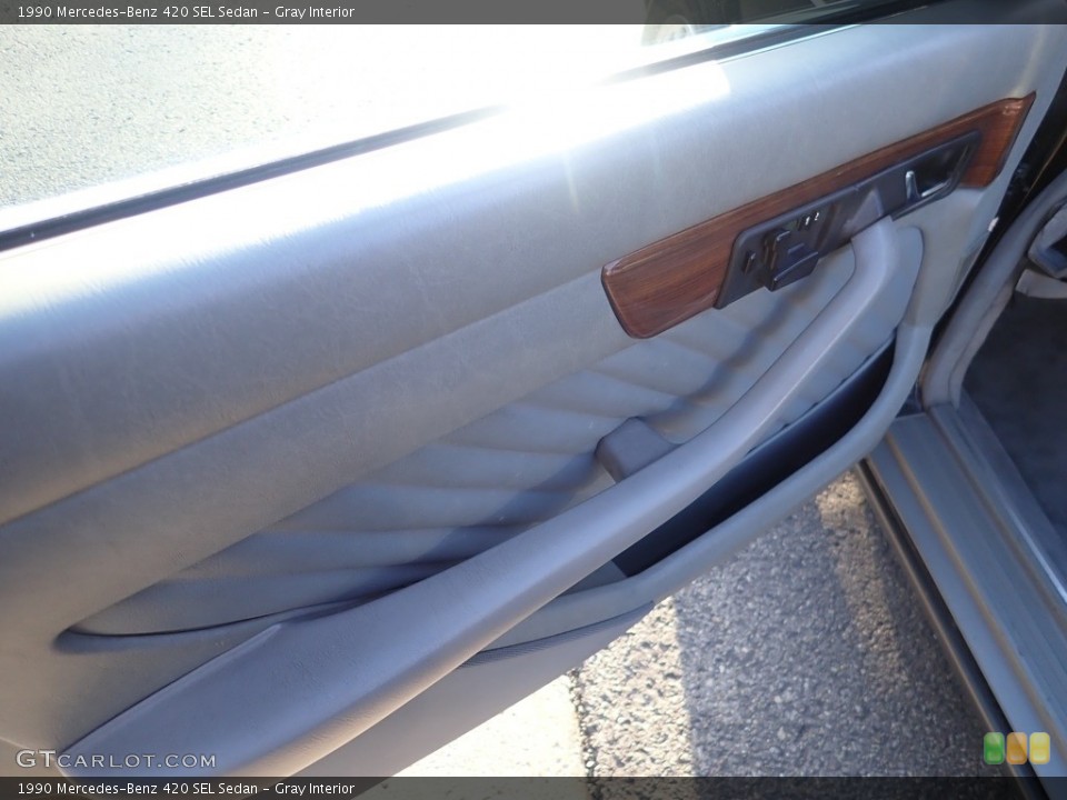 Gray Interior Door Panel for the 1990 Mercedes-Benz 420 SEL Sedan #144171079