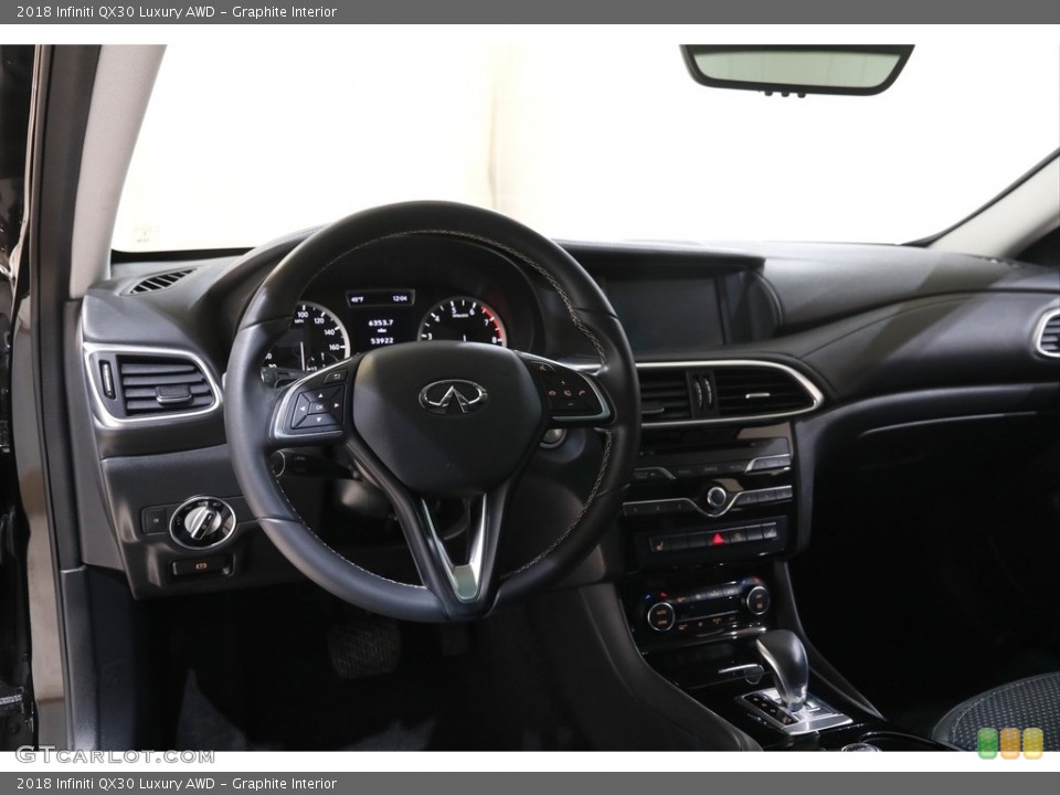Graphite Interior Dashboard for the 2018 Infiniti QX30 Luxury AWD #144171322