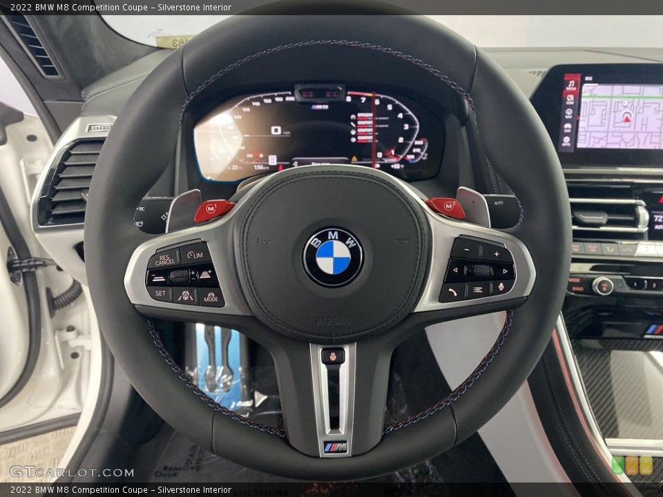 Silverstone Interior Steering Wheel for the 2022 BMW M8 Competition Coupe #144173077