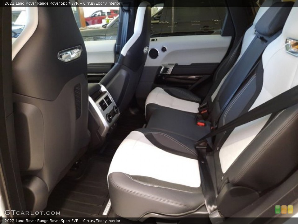 Cirrus/Ebony Interior Rear Seat for the 2022 Land Rover Range Rover Sport SVR #144173524