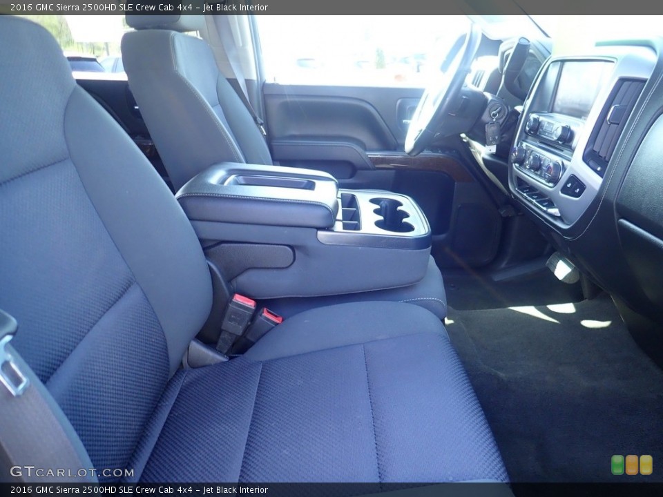 Jet Black Interior Front Seat for the 2016 GMC Sierra 2500HD SLE Crew Cab 4x4 #144173783