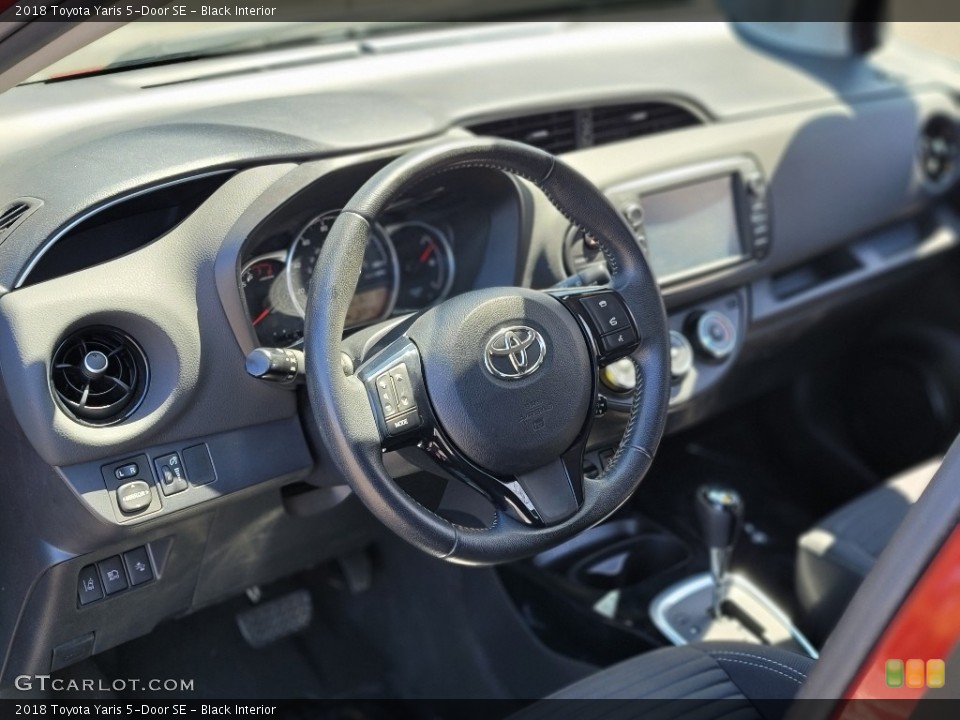 Black 2018 Toyota Yaris Interiors