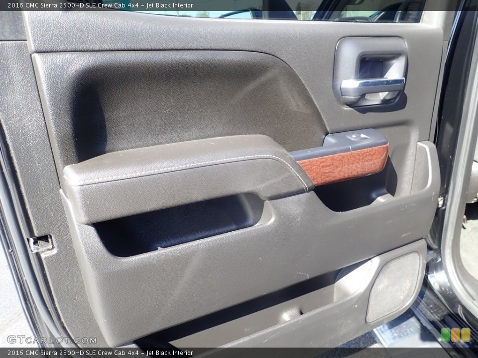 Jet Black Interior Door Panel for the 2016 GMC Sierra 2500HD SLE Crew Cab 4x4 #144173851