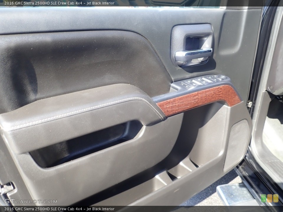 Jet Black Interior Door Panel for the 2016 GMC Sierra 2500HD SLE Crew Cab 4x4 #144173866