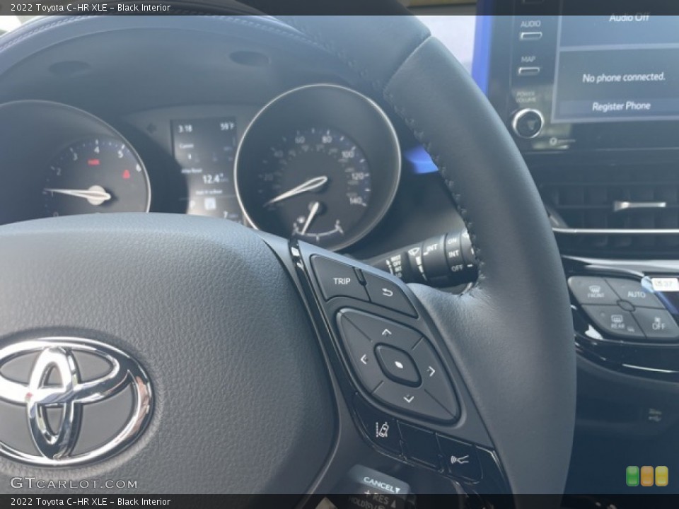 Black Interior Steering Wheel for the 2022 Toyota C-HR XLE #144176497