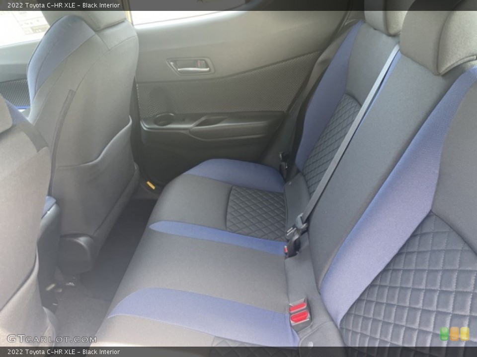 Black Interior Rear Seat for the 2022 Toyota C-HR XLE #144176557