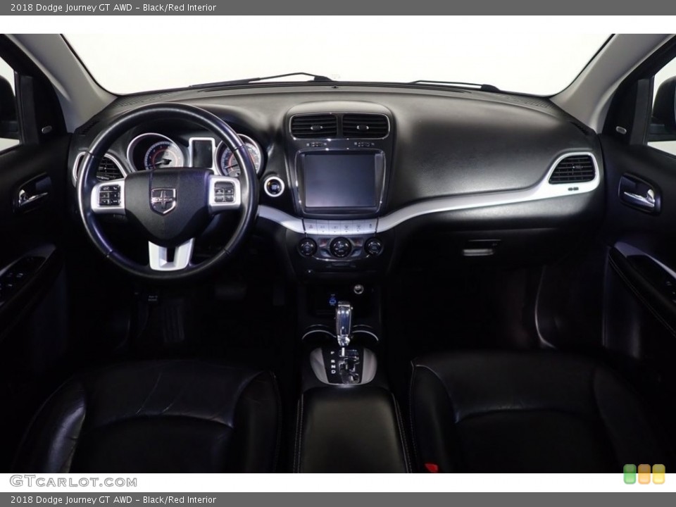 Black/Red Interior Dashboard for the 2018 Dodge Journey GT AWD #144177406