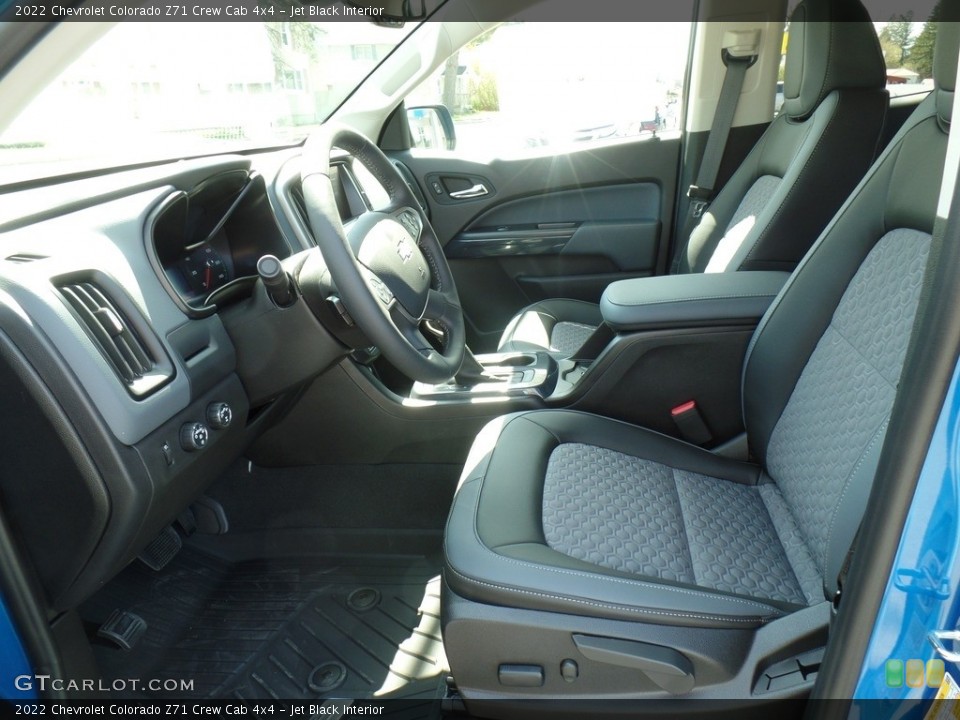 Jet Black Interior Front Seat for the 2022 Chevrolet Colorado Z71 Crew Cab 4x4 #144177733