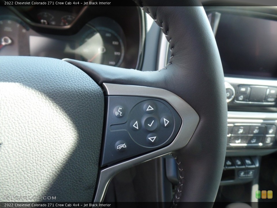 Jet Black Interior Steering Wheel for the 2022 Chevrolet Colorado Z71 Crew Cab 4x4 #144177802