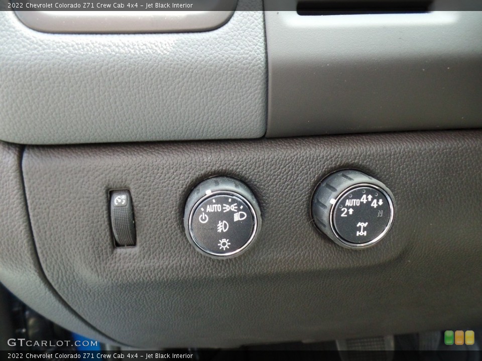 Jet Black Interior Controls for the 2022 Chevrolet Colorado Z71 Crew Cab 4x4 #144177847