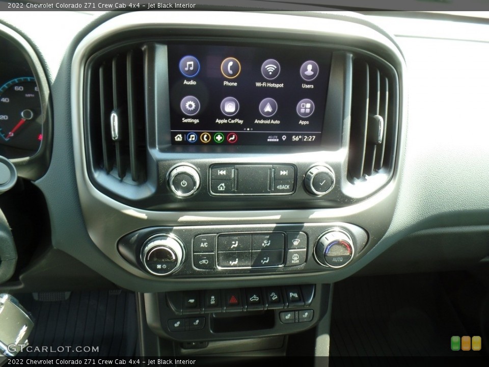 Jet Black Interior Controls for the 2022 Chevrolet Colorado Z71 Crew Cab 4x4 #144177916