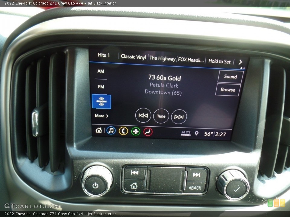 Jet Black Interior Controls for the 2022 Chevrolet Colorado Z71 Crew Cab 4x4 #144177961