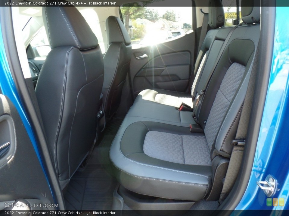 Jet Black Interior Rear Seat for the 2022 Chevrolet Colorado Z71 Crew Cab 4x4 #144178174