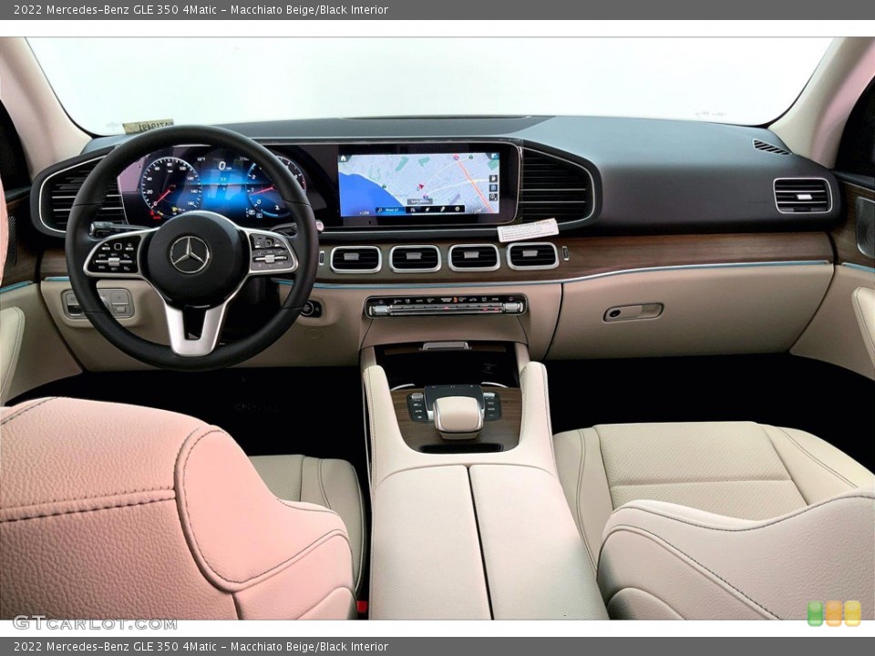 Macchiato Beige/Black Interior Dashboard for the 2022 Mercedes-Benz GLE 350 4Matic #144179479