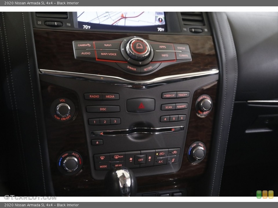 Black Interior Controls for the 2020 Nissan Armada SL 4x4 #144179698