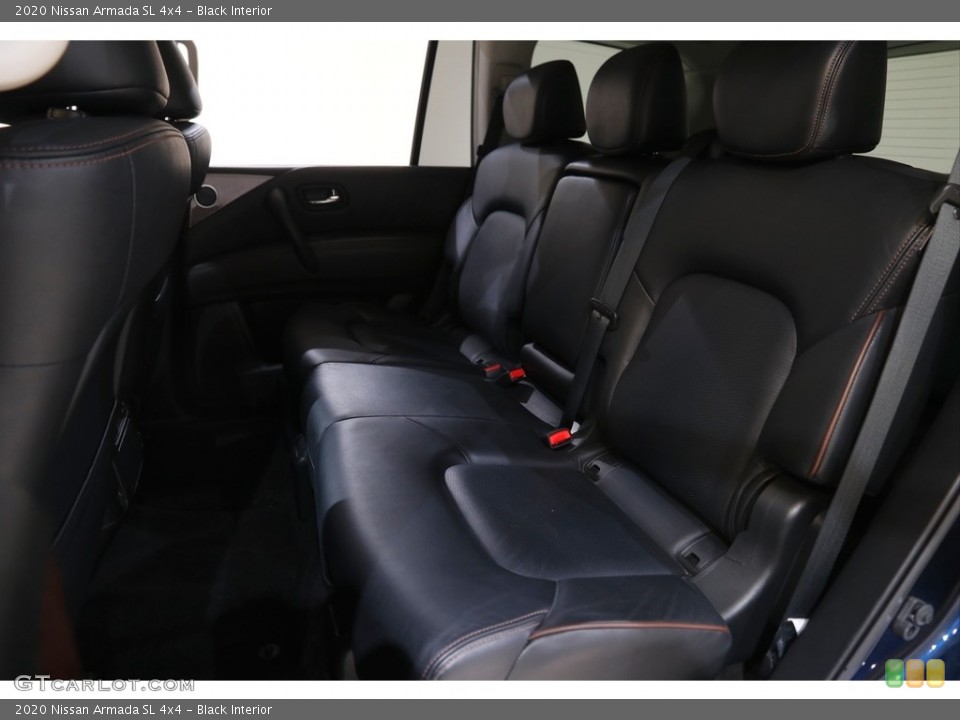 Black Interior Rear Seat for the 2020 Nissan Armada SL 4x4 #144179833