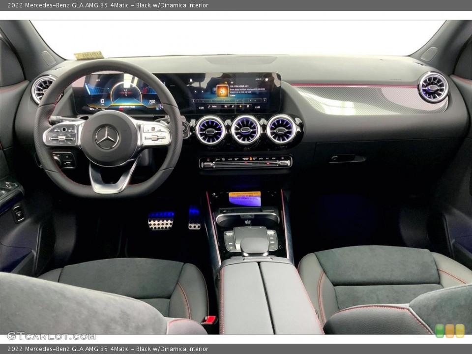 Black w/Dinamica Interior Dashboard for the 2022 Mercedes-Benz GLA AMG 35 4Matic #144185349