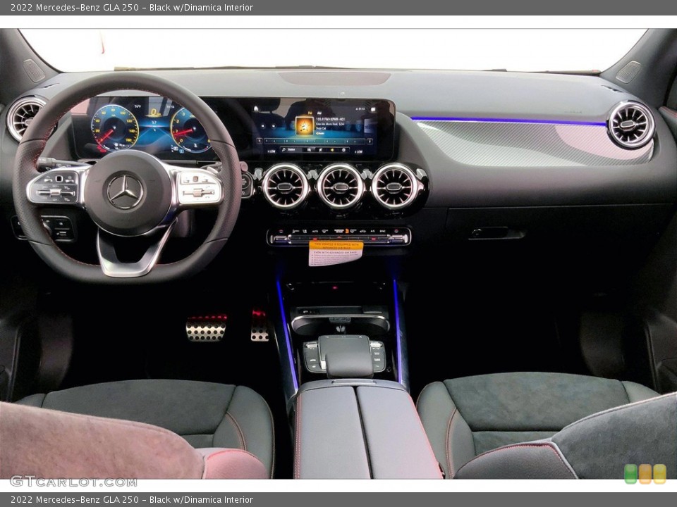 Black w/Dinamica Interior Dashboard for the 2022 Mercedes-Benz GLA 250 #144186486