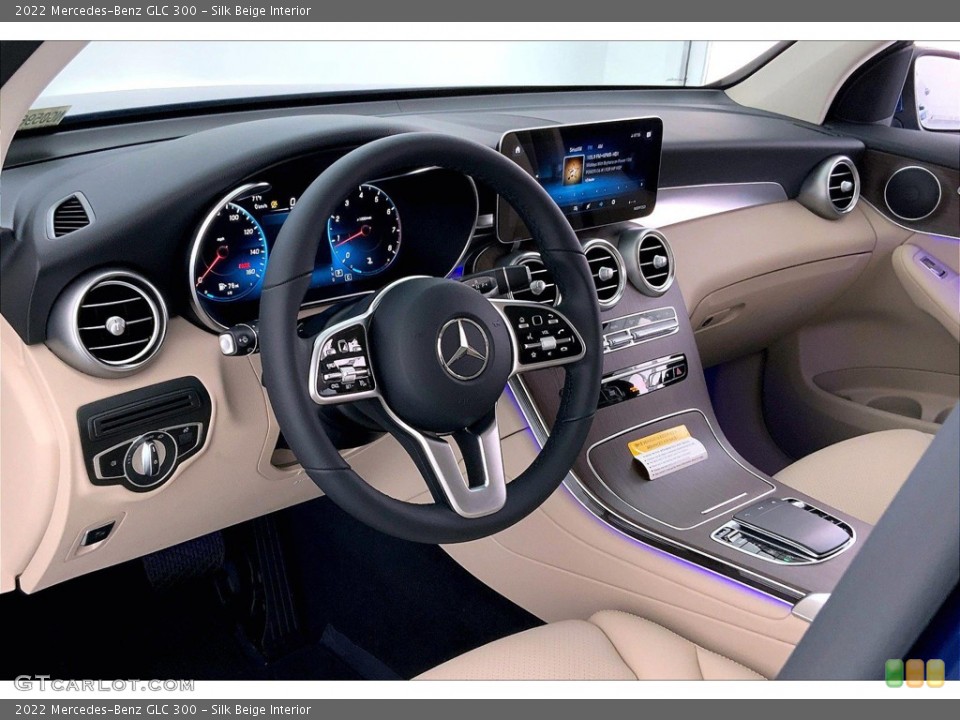 Silk Beige Interior Dashboard for the 2022 Mercedes-Benz GLC 300 #144187860