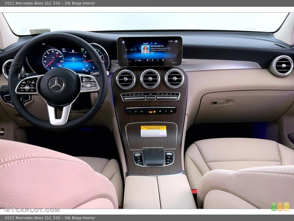 Silk Beige Interior Dashboard for the 2022 Mercedes-Benz GLC 300 #144187926
