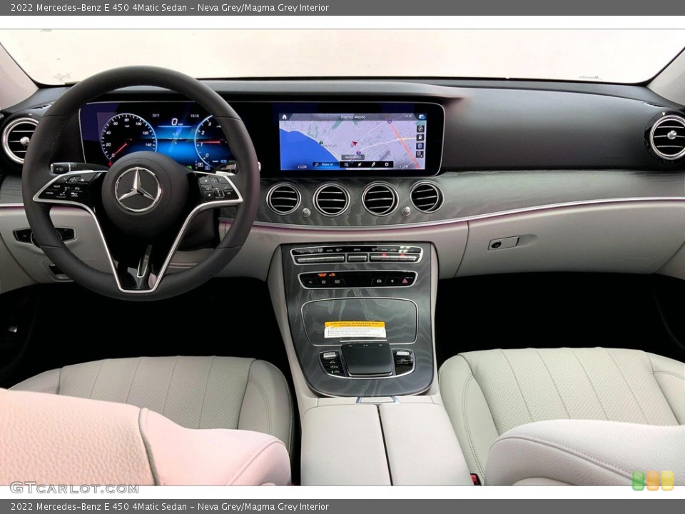Neva Grey/Magma Grey Interior Dashboard for the 2022 Mercedes-Benz E 450 4Matic Sedan #144189540