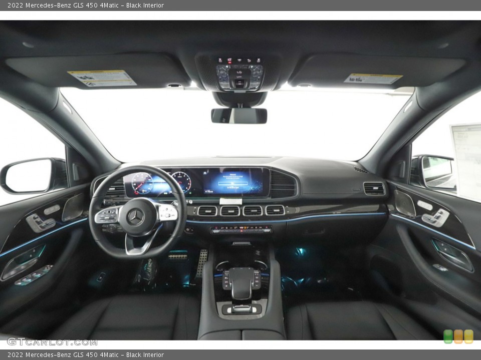Black Interior Dashboard for the 2022 Mercedes-Benz GLS 450 4Matic #144190392