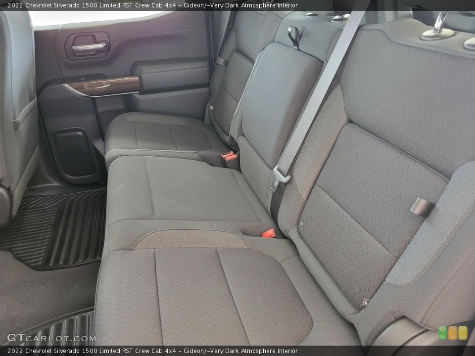 Gideon/­Very Dark Atmosphere Interior Rear Seat for the 2022 Chevrolet Silverado 1500 Limited RST Crew Cab 4x4 #144190941