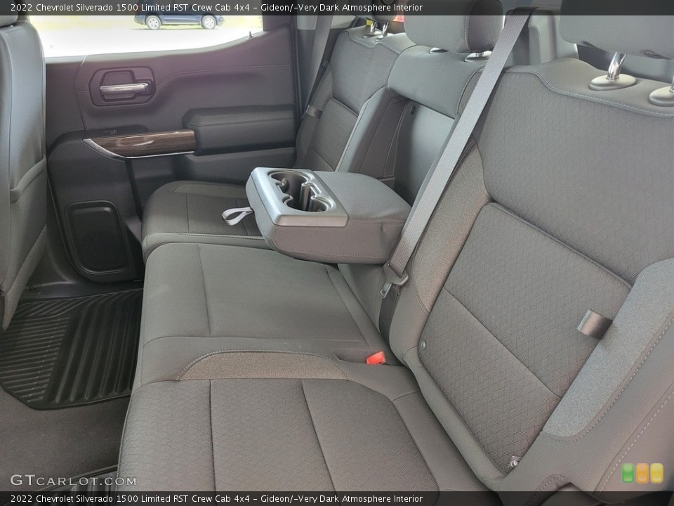Gideon/­Very Dark Atmosphere Interior Rear Seat for the 2022 Chevrolet Silverado 1500 Limited RST Crew Cab 4x4 #144190968